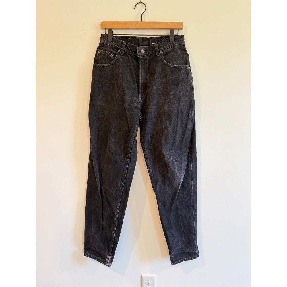 Vintage Levi's 560 Jeans Men's 30 X 32 Black Loose Fit Tapered Leg Made in USA